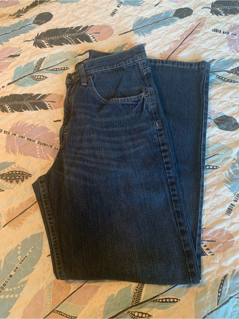 Men’s Lee Relaxed Straight-Leg Dark Indigo 33x32 Jeans